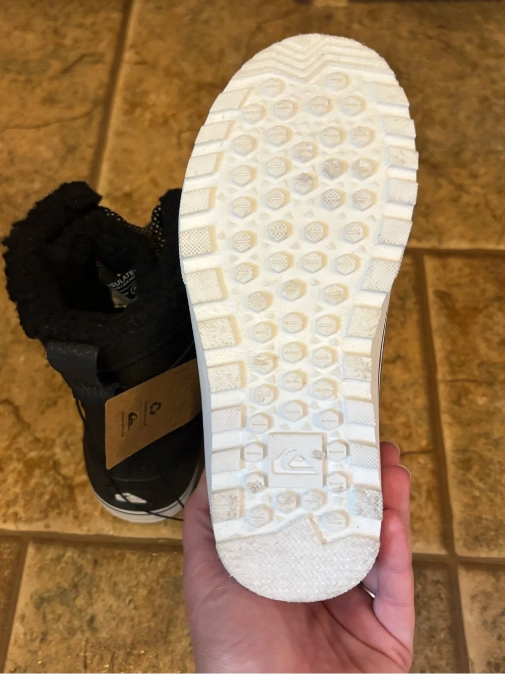 NWT Quiksilver kids Sub Zero Hi Insulated Snow Boots sz 13